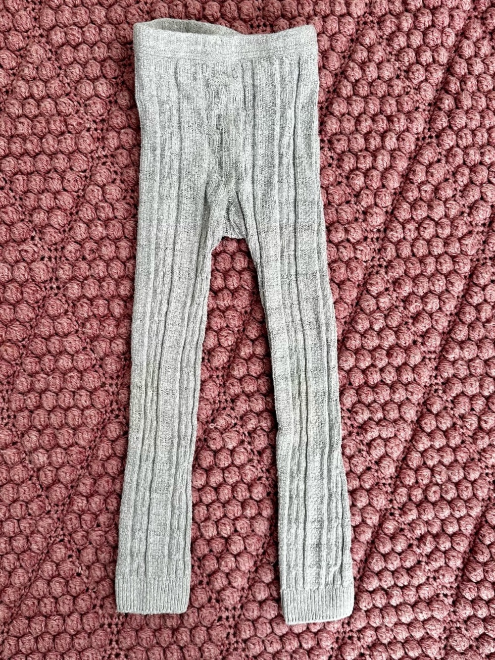 Mini Boden Cable Footless Tights 3-4y